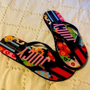Juicy Couture flip flops